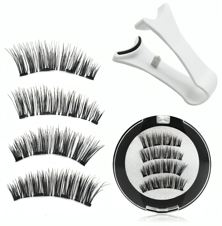 Buy 1, Get 2 Pairs of Reusable Magnetic Eyelashes + Lash Installer