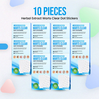 Herbal Extract Warts Clear Dot Stickers