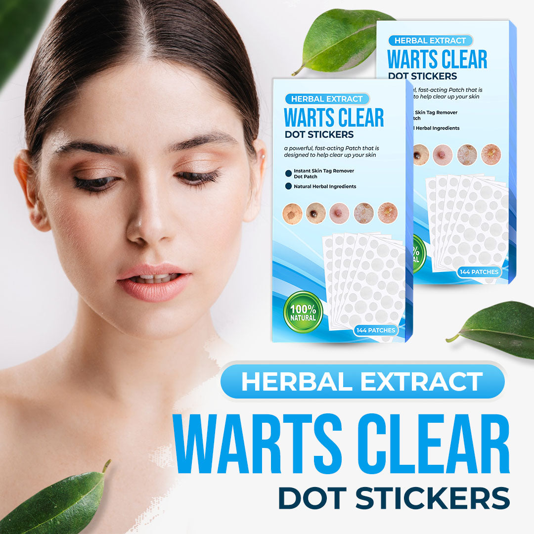 Herbal Extract Warts Clear Dot Stickers