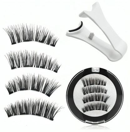 Buy 1, Get 2 Pairs of Reusable Magnetic Eyelashes + Lash Installer