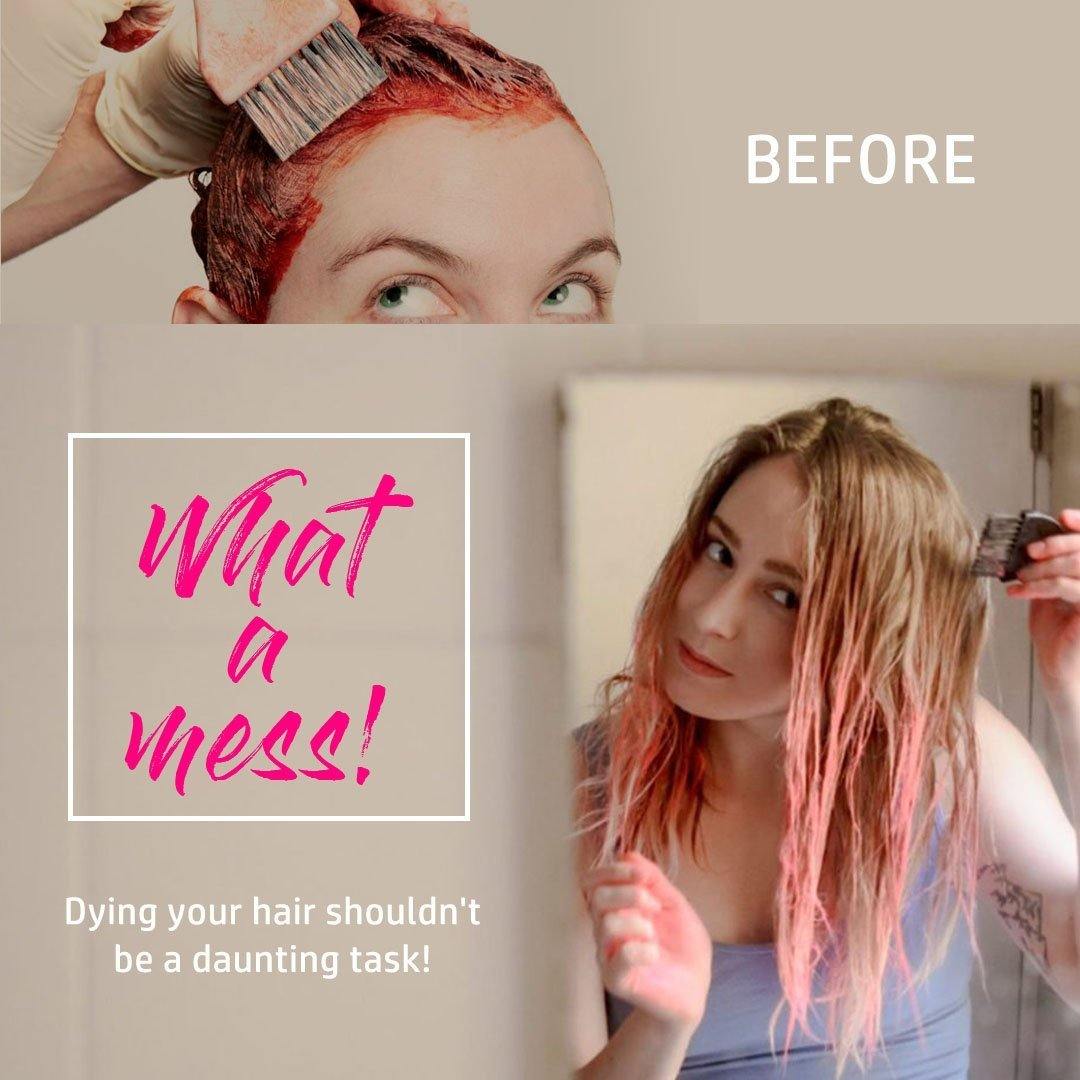 Beautifying Temporary Hair Dye Comb