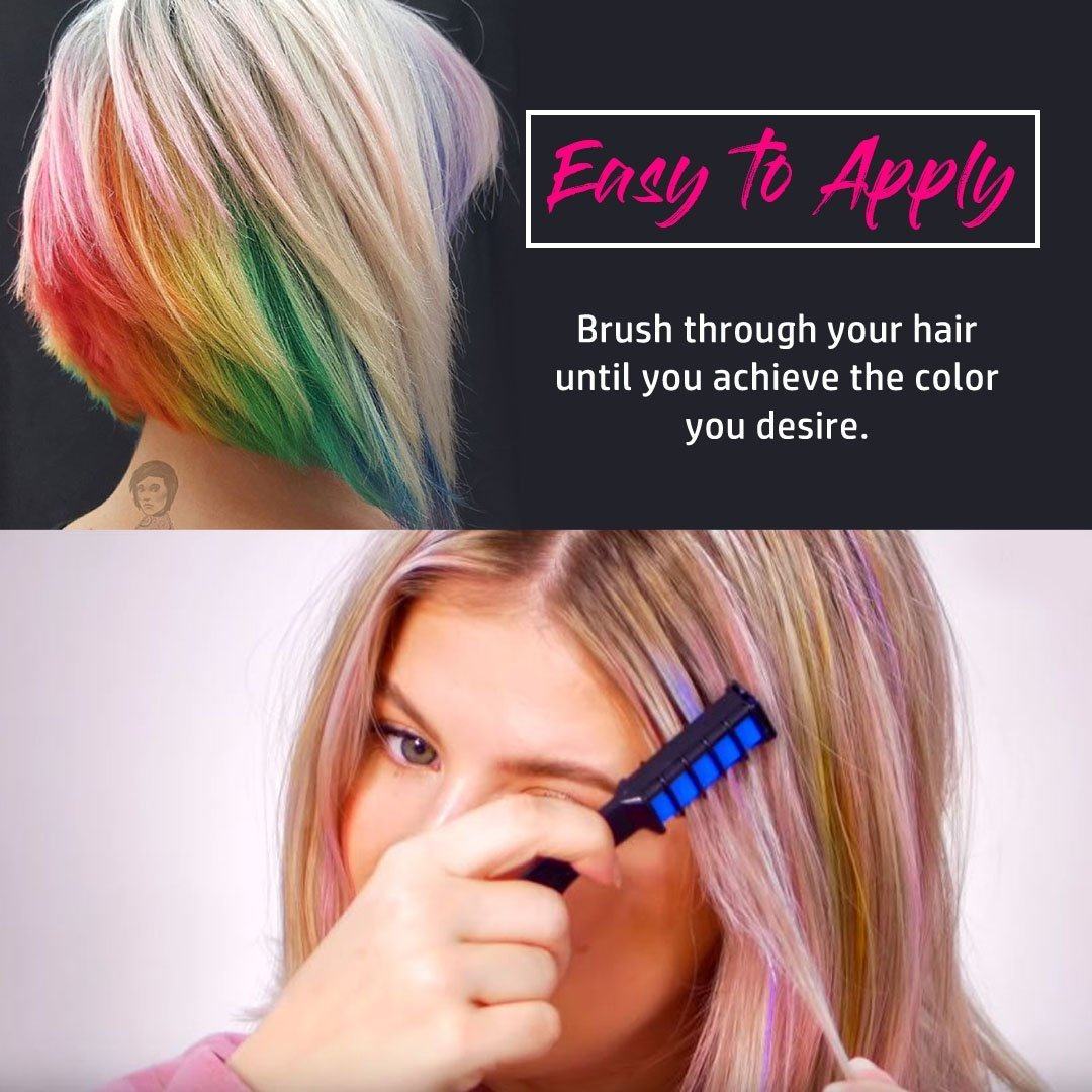 Beautifying Temporary Hair Dye Comb