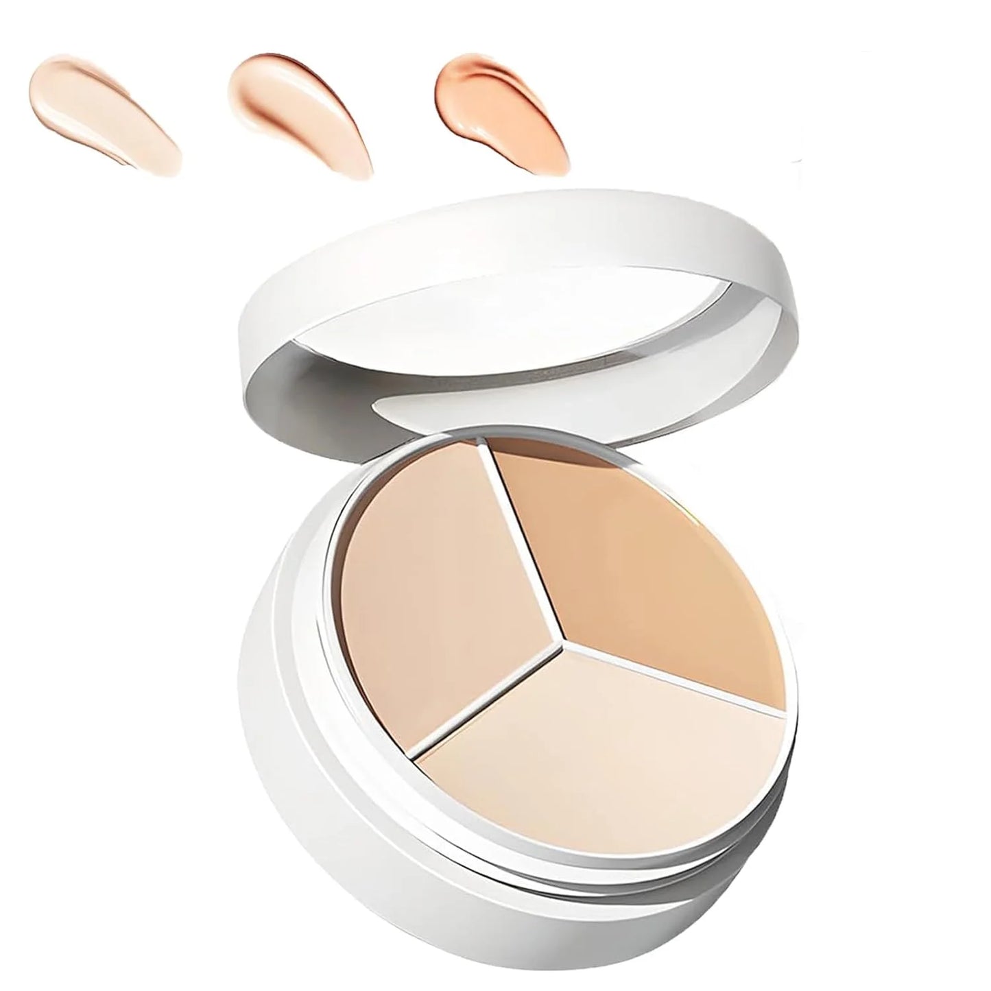 Waterproof Three-Color Concealer Palette – Full-Coverage & Moisturizing