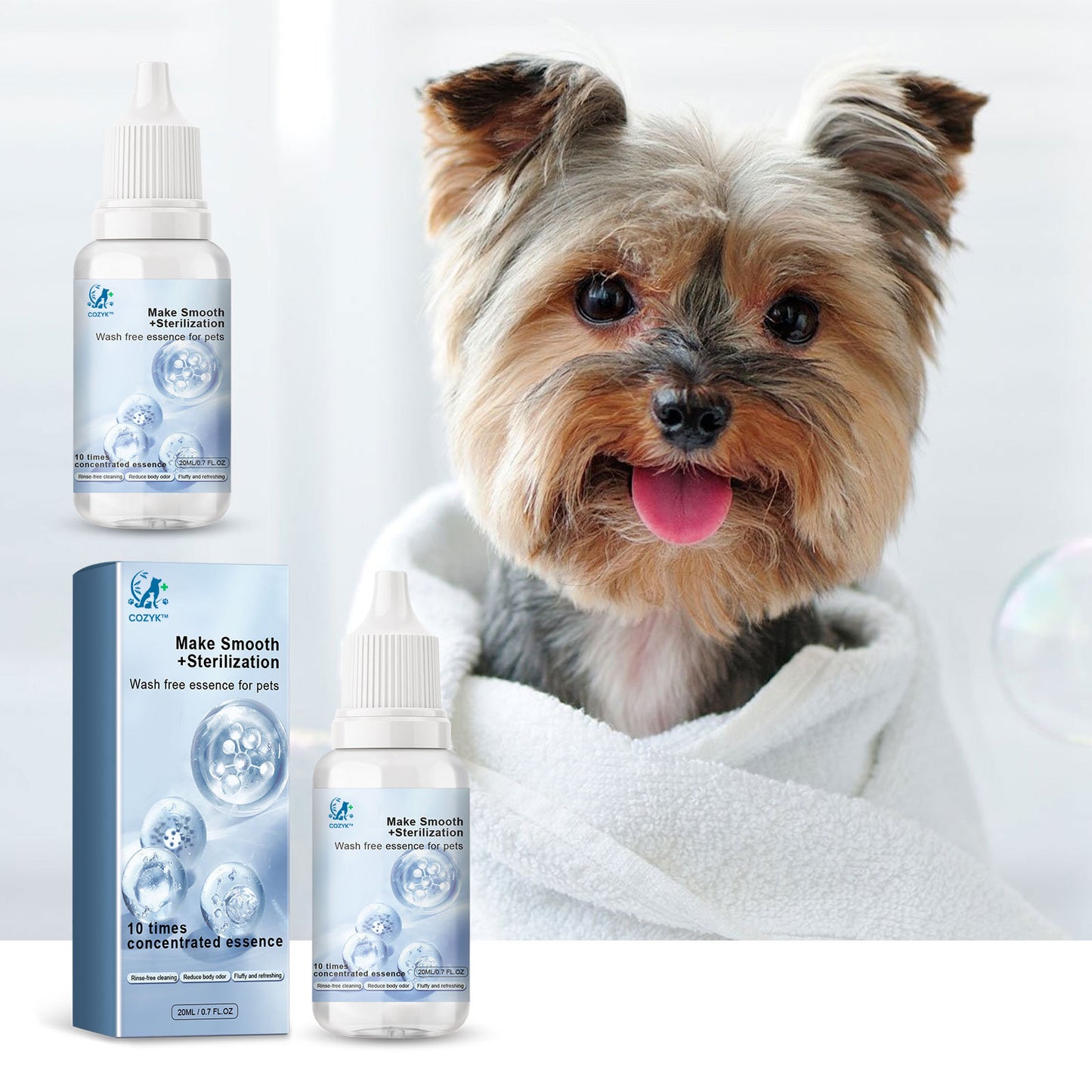 Cozyk™ Pet-Specific No-Rinse Essence