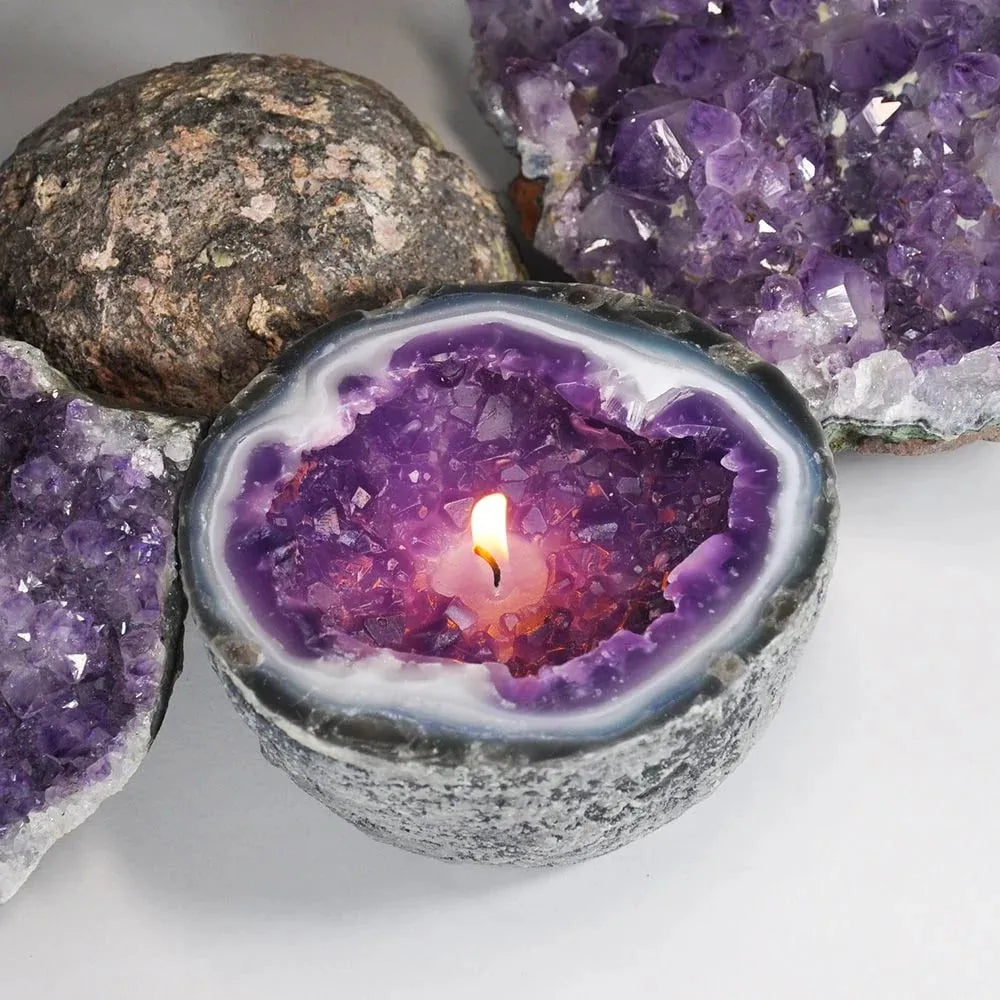 🔥 70% OFF Crystal Intention/Healing Energy Candle