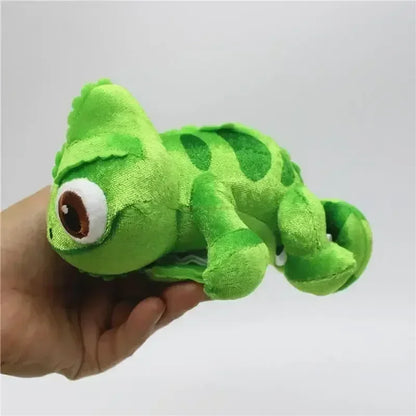 Stock Cartoon Chameleon Plush Toys Soft Stuffed Animals Plushie Toys Pascal Rapunzel Shoulder Decor Fun Toy Girl Kid Xmas Gifts