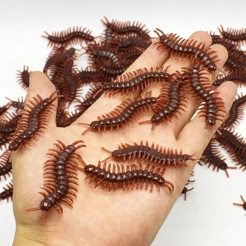 5-50Pcs Special Lifelike Model Simulation Fake Rubber Cock Cockroach Roach Bug Roaches Toy Prank Funny Trick Joke Simulation Toy