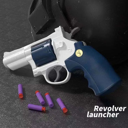 Soft Bullets Safe Toy Guns For Kids Revolver Pistol Russian Roulette TK Toys Dropshipping Shopify