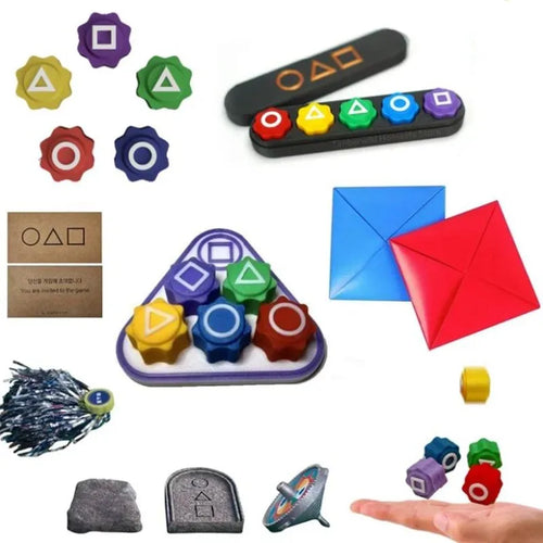 Gonggi Korean Game Set Gonggi Stones Catching Toy Fun Korean Squid Game Traditional Play Games Stress Relief Toys Children Gifts