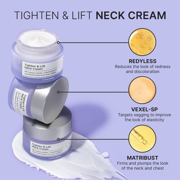 ⏰Last Day Sale 60% OFF💕Natural™ Tighten & Lift Firming Neck Cream for Crepey Skin