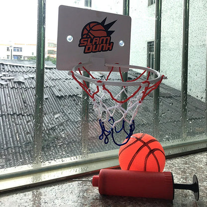 Mini Home Exercise Basketball Hoop for Kid Adults Indoor Small Basketball Hoop Wall Frame Stand Lifting Basket Hanging Backboard