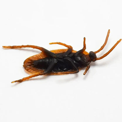 5-50Pcs Special Lifelike Model Simulation Fake Rubber Cock Cockroach Roach Bug Roaches Toy Prank Funny Trick Joke Simulation Toy